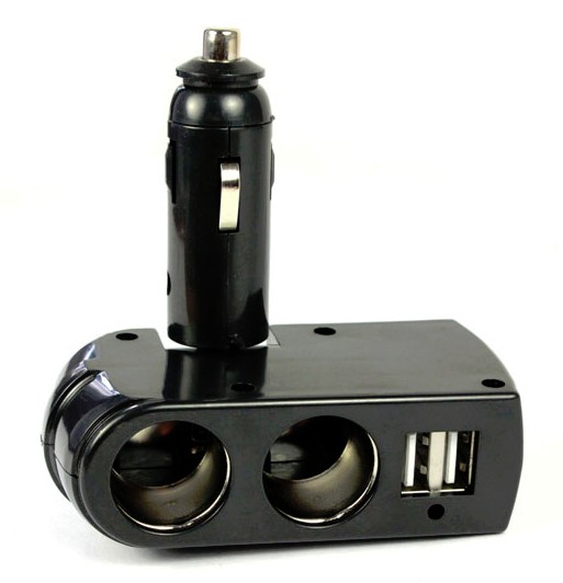 Adaptateur allume-cigare double USB