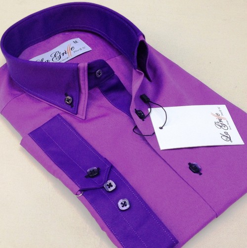 Chemise Violette La Griffe Nour&Fil