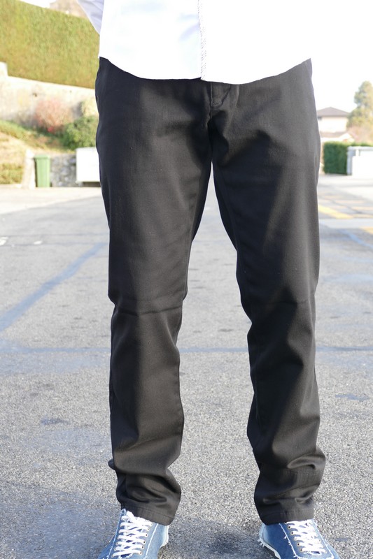 Pantalon noir Chino Twill