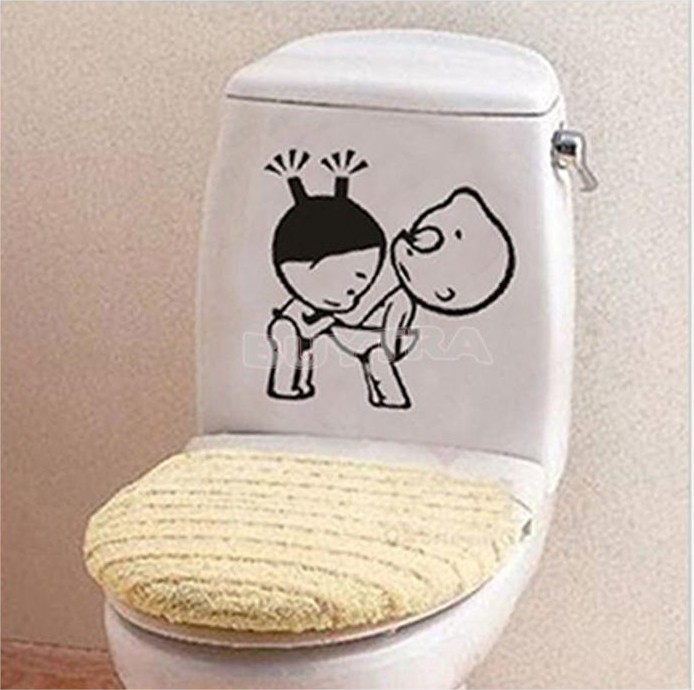 Déco sticker Enfants pour toilette